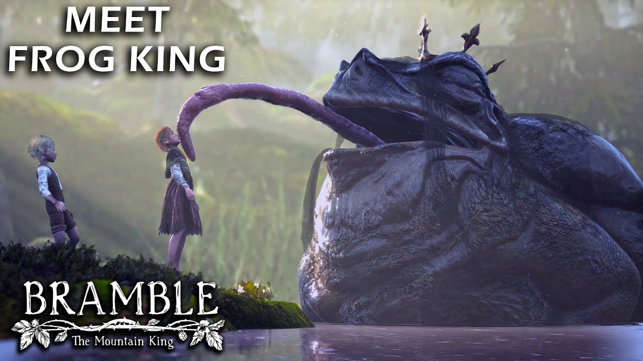 #shorts Olle &  Lillemore meets Frog king [ Bramble: The Mountain King ]