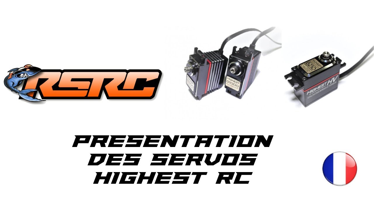 Présentation des servos Highest RC pour 1/8
