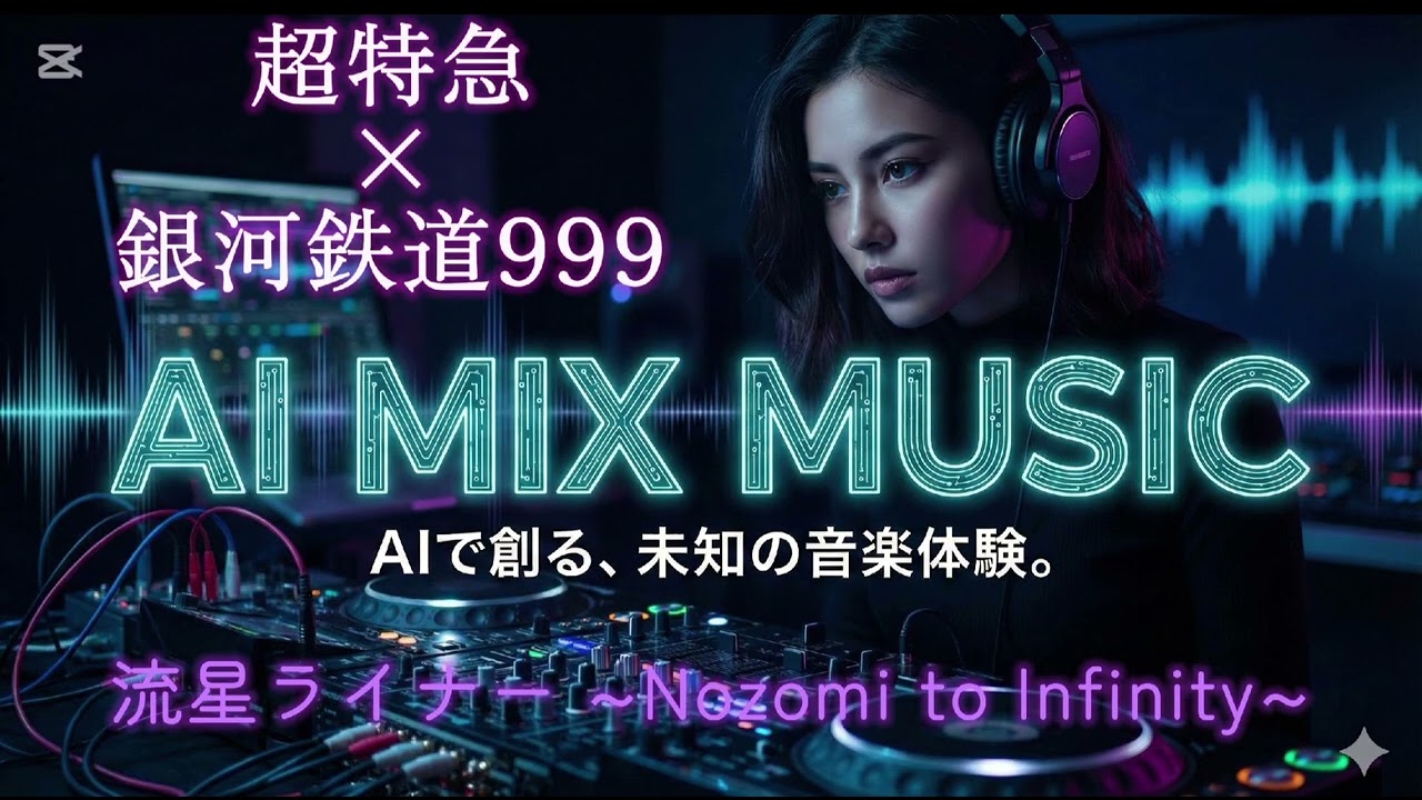 【ORG曲】超特急×銀河鉄道999『流星ライナー』AI MIX MUSIC