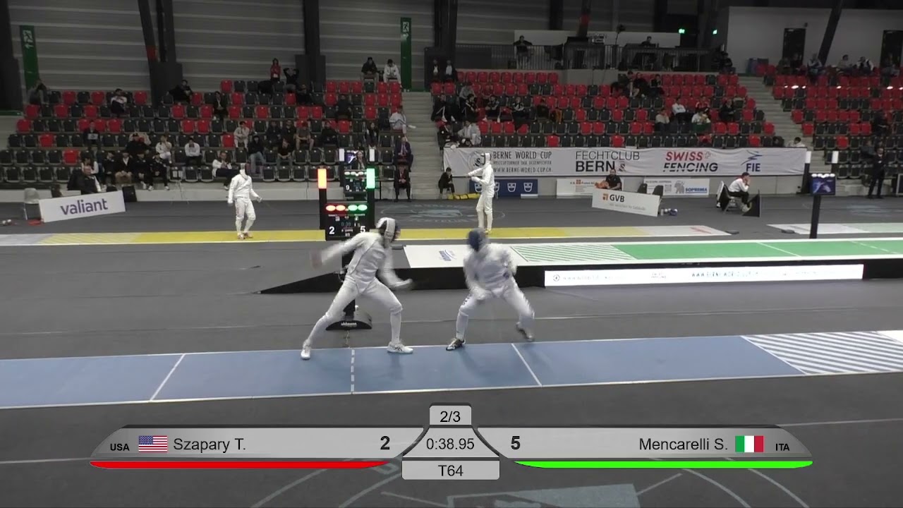 2024 385 T64 06 M E Individual Bern SUI WC BLUE SZAPARY USA vs MENCARELLI ITA