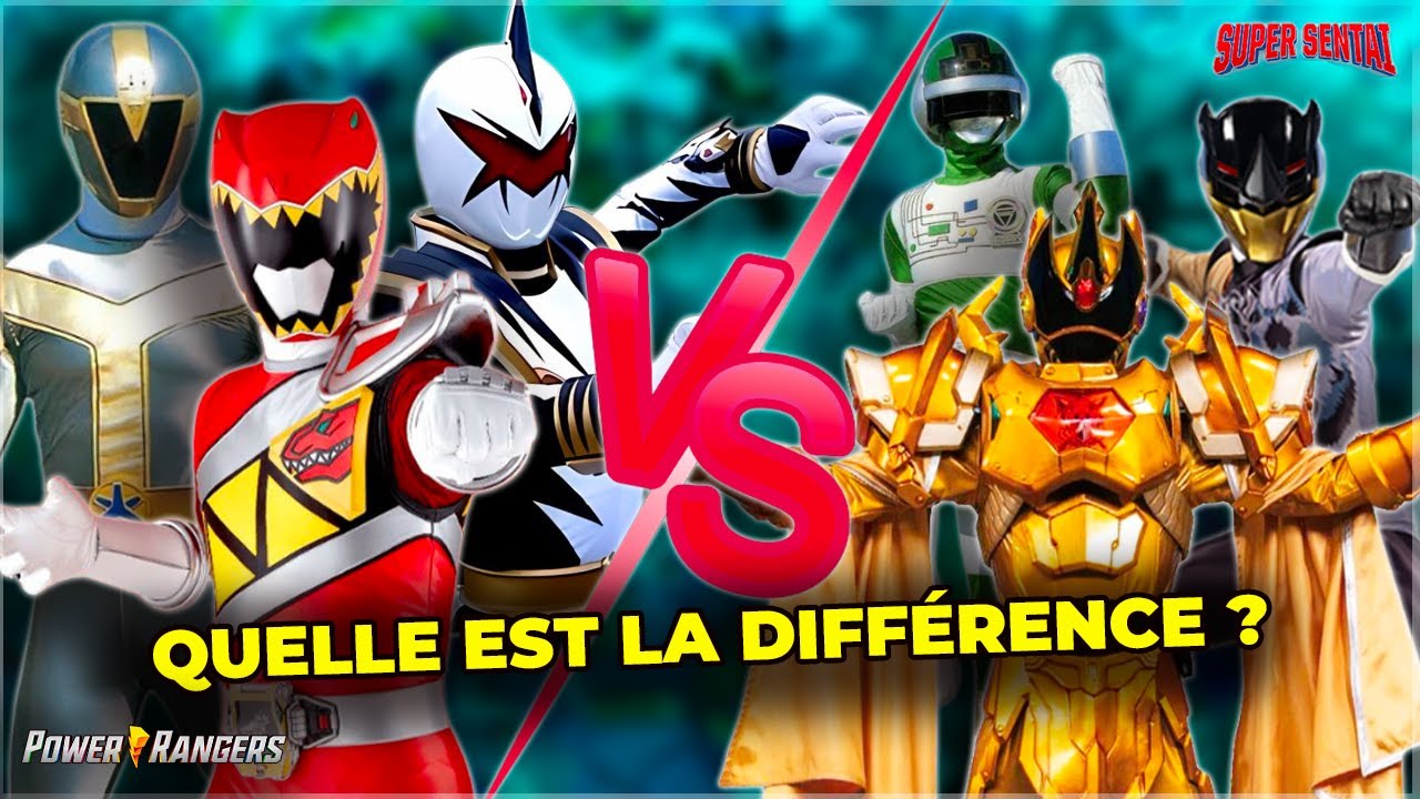 Power Rangers vs Super Sentai : Les Vraies Différences !