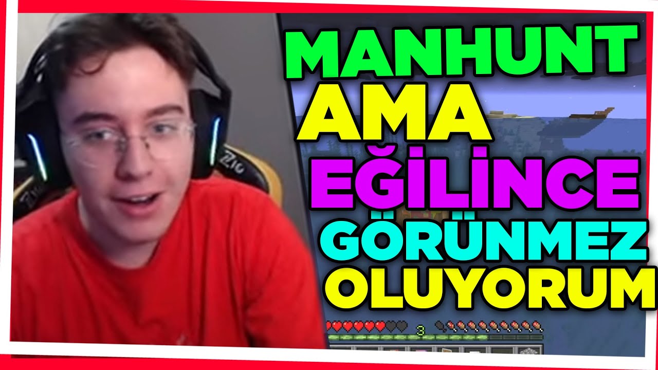 Doğukan Adal | Manhunt Ama Eğilirsem Görünmez Oluyorum Oynuyor! (10 Haziran)