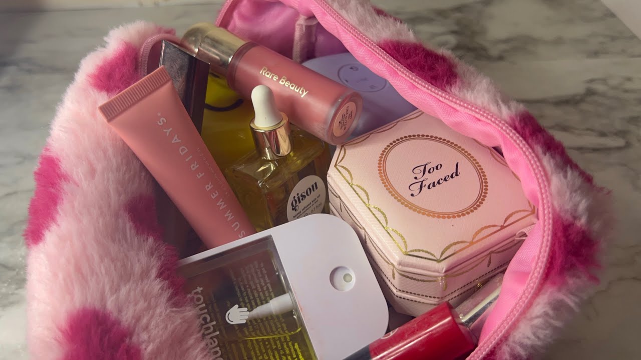 ASMR Makeup bag rummage (no talking)