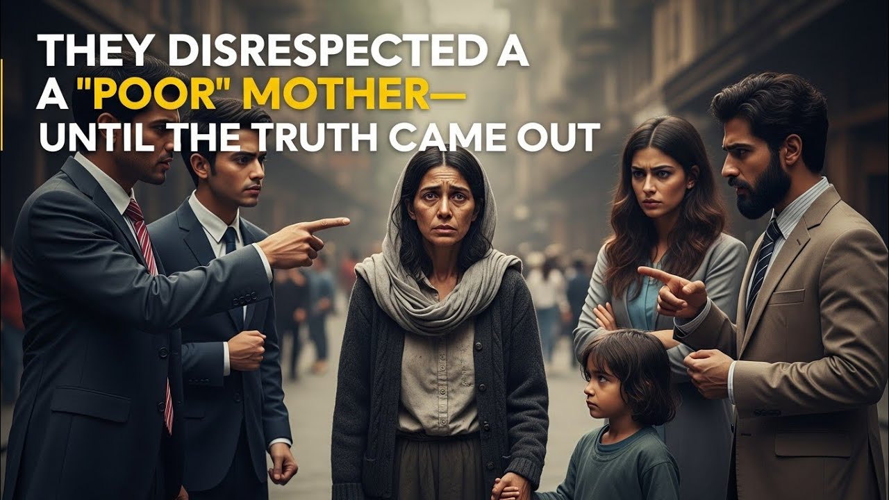 THEY DISRESPECTED A “POOR” MOTHER—UNTIL THE TRUTH CAME OUT