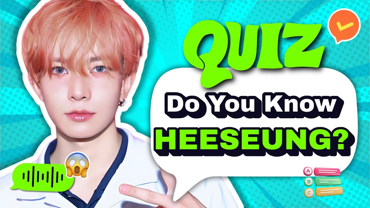 Лучший тест на Heeseung Enhypen! Вы настоящий Энджин? 🤔