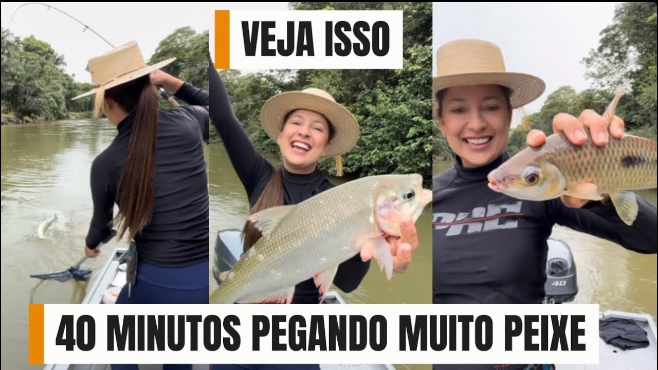 PESCANDO UM PEIXE ATRÁS DO OUTRO 