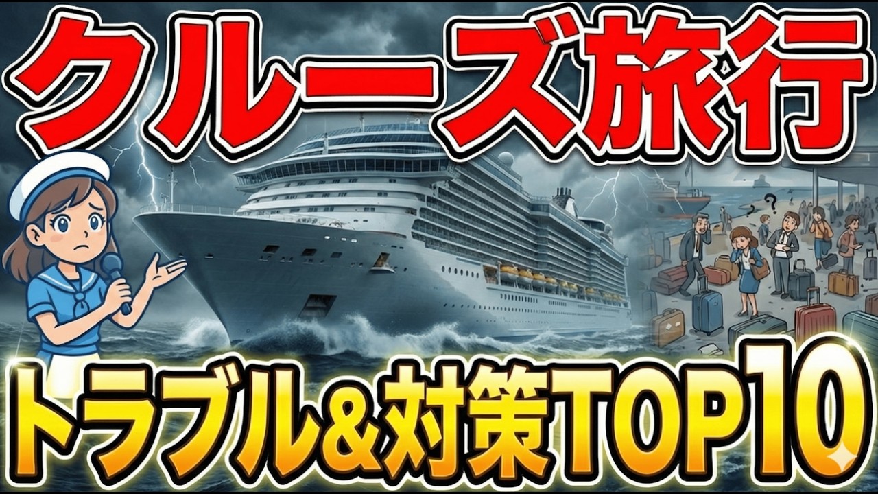 【これは盲点】クルーズ旅行のよくあるトラブルと対策TOP10！