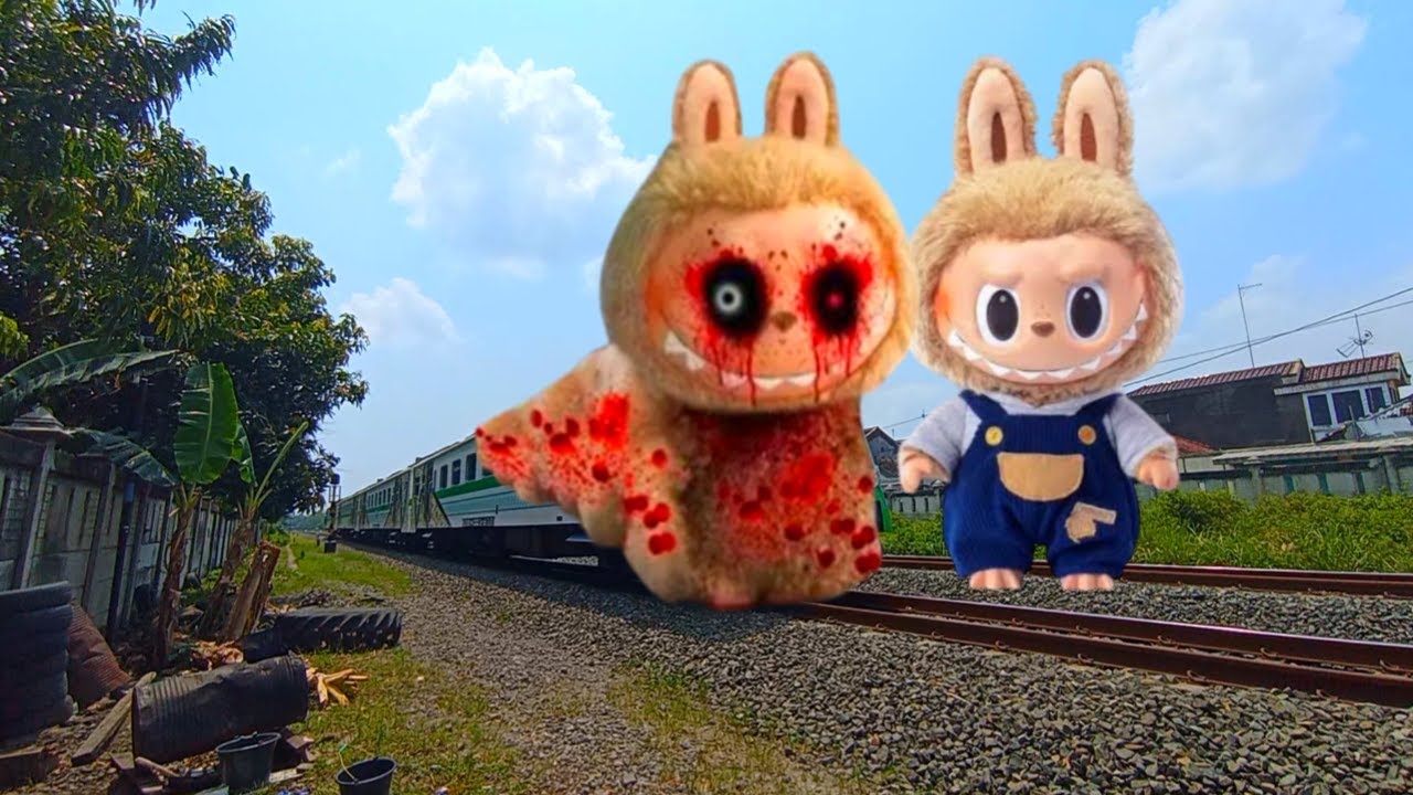 Wow disini Banyak Kereta Api Berubah Labubu Lucu Kereta Api Berubah Bentuk