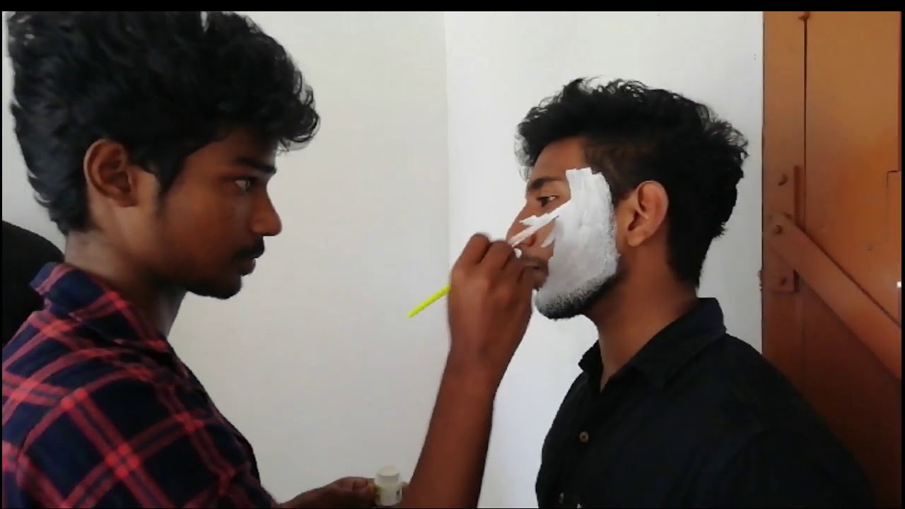 Face makeup for mime || mass getup