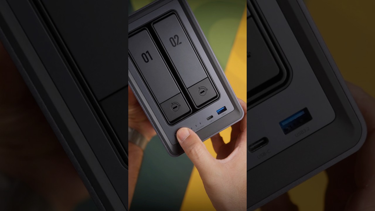 From 10 external drives to one powerful setup! Unboxing the Ugreen NAS DXP2800 dual 8TB HDD #ugreen