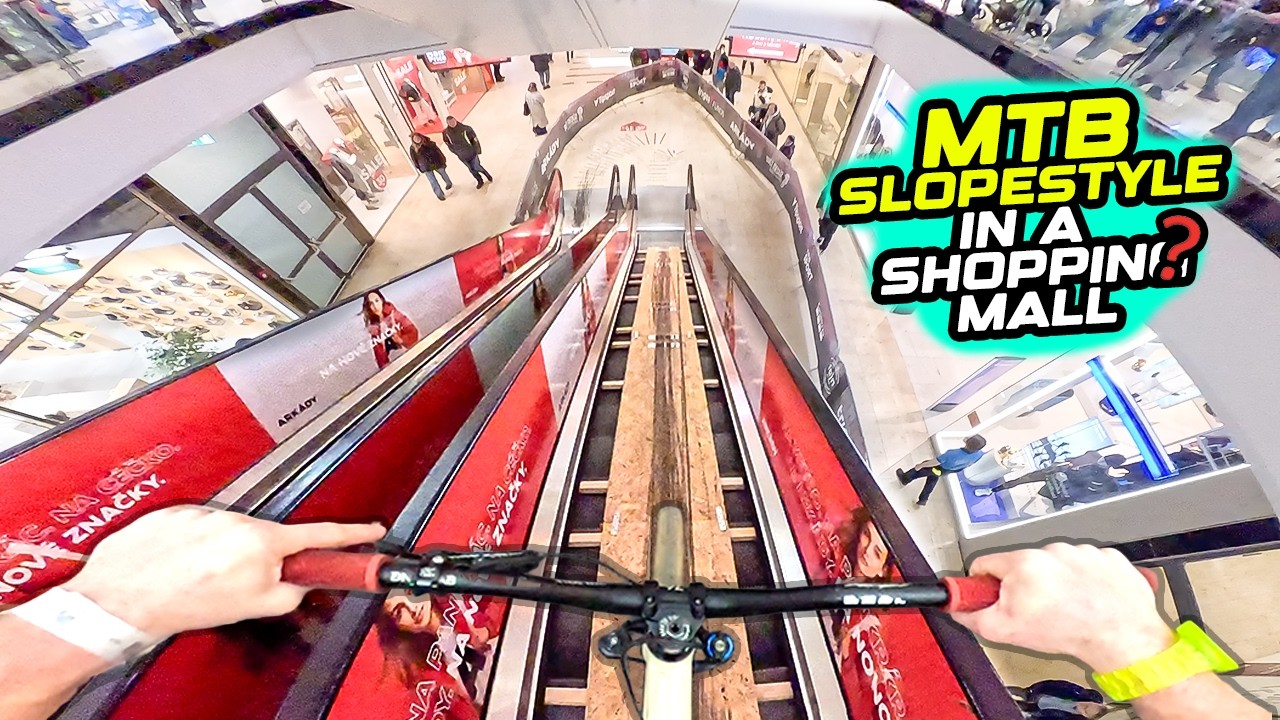 HOW I PODIUMED A CRAZY MTB SLOPESTYLE CONTEST IN A SHOPPING MALL!