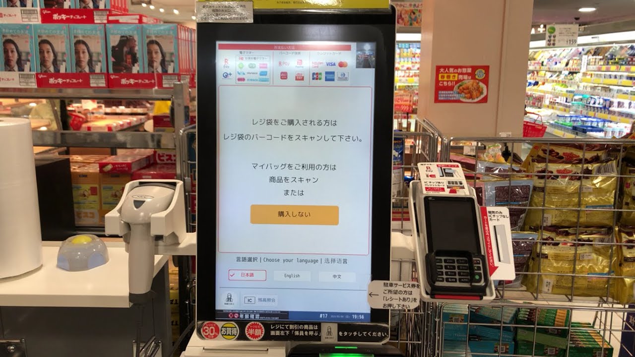 【千葉県 市川市】西友新浜店 セルフレジ（新紙幣で支払い）2025.05