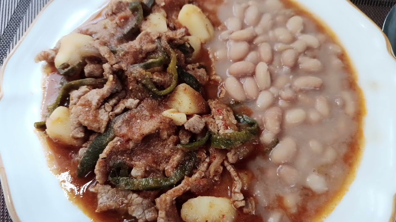BISTEC EN SALSA TATEMADA  🥩🫑🥔🍅🌶️🧅🧄