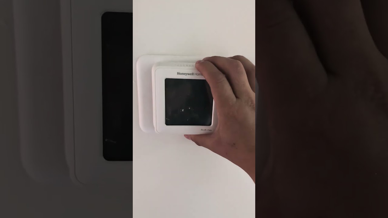 Como desbloquear un termostato Honeywell T6 Pro series.