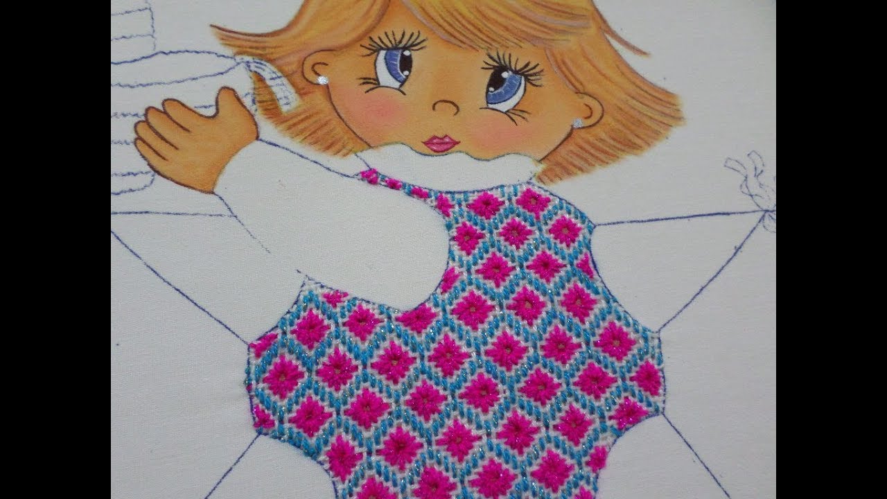 Bordado Fantasia Niña Piñata