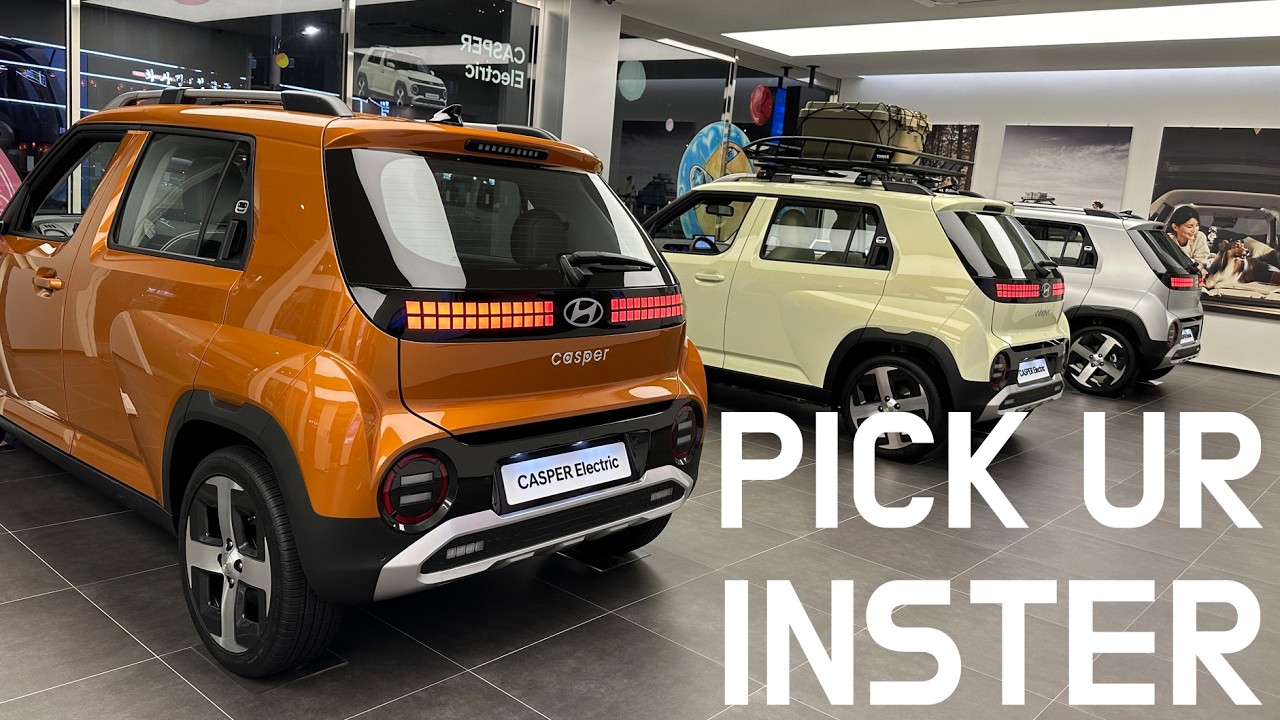 2025 Hyundai INSTER: 4 цвета + эксклюзивный уникальный дизайн | Революция доступных электромобилей