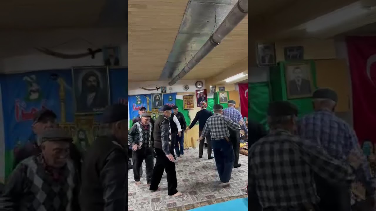 Sivas Topulyurt K&ouml;y&uuml; Cemevinde  G&ouml;k&ccedil;e semahı.