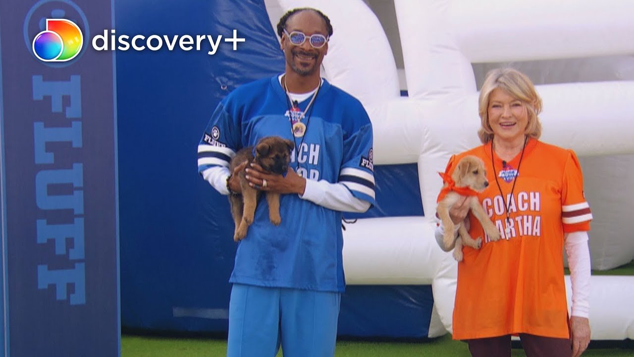 Snoop & Martha Have Puppy Love From Puppy Bowl XVIII | discovery+