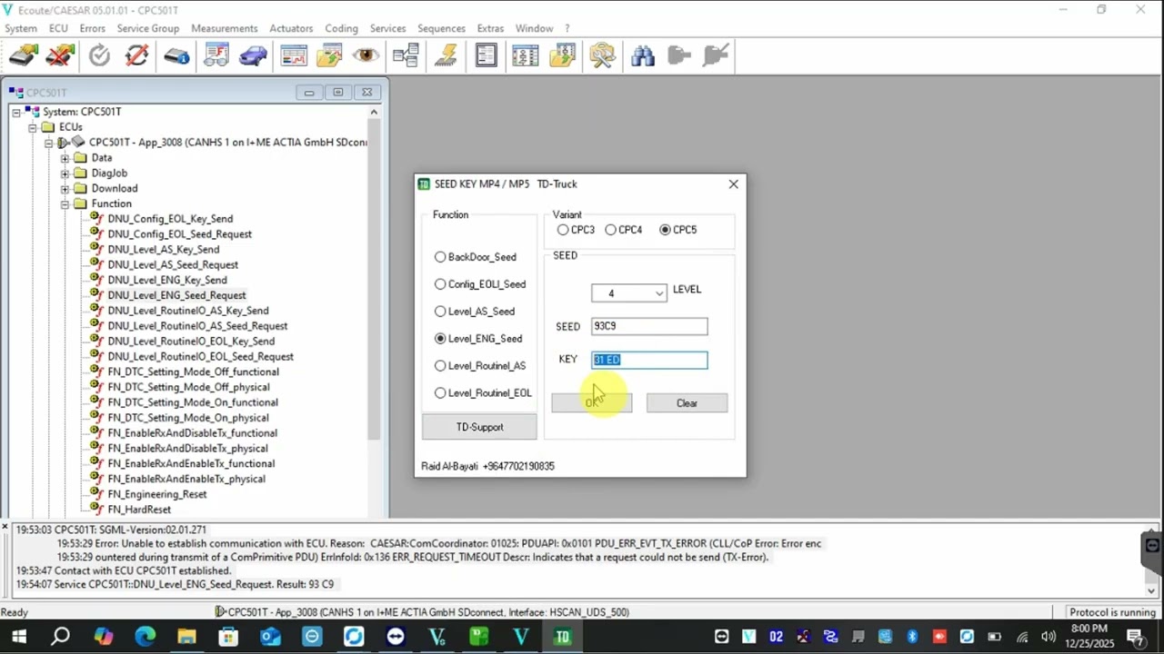 ACTROS MP5 CPC5 Speed Limiter فتح سرعة شاحنات MP5