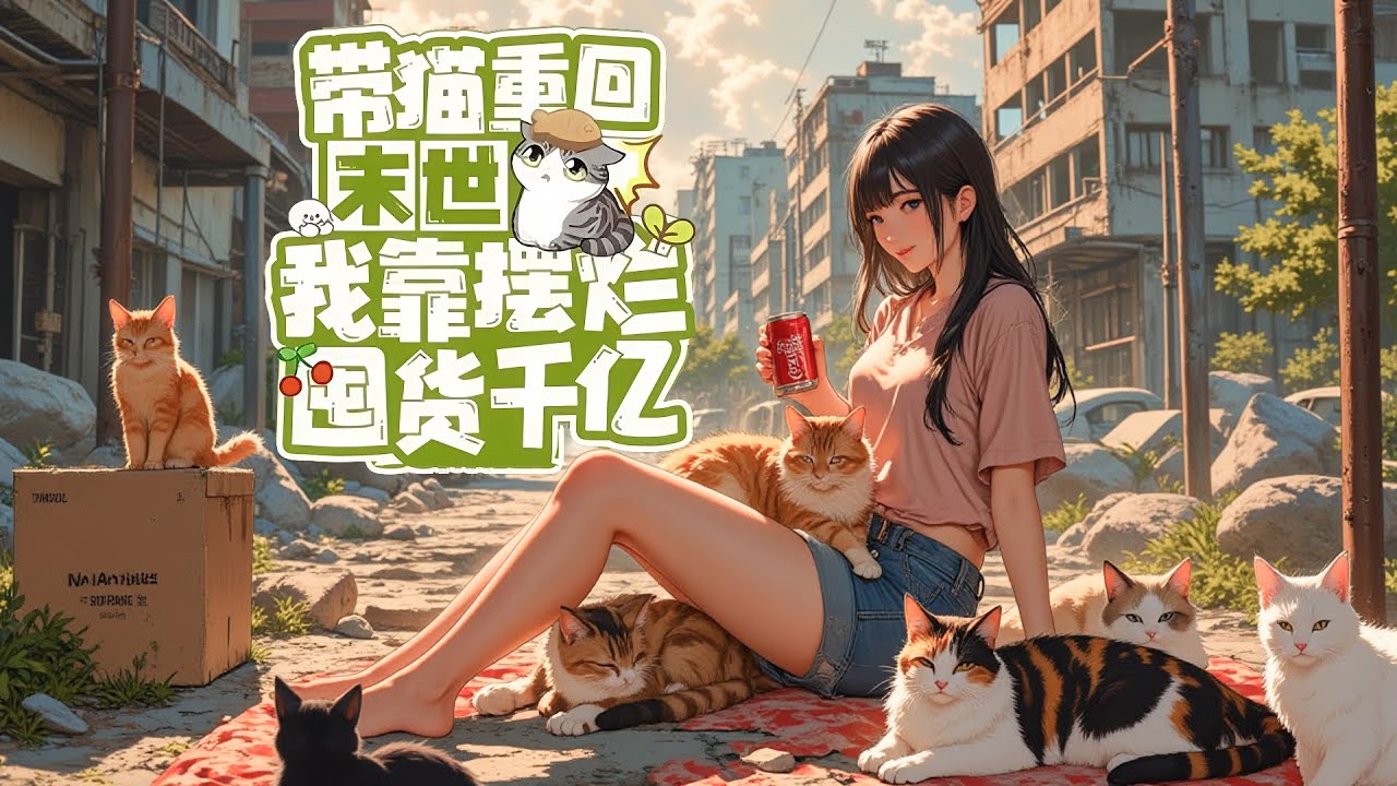 天塌了？😼猫顶着！🏡猫窝变末日桃源❗️乔禾灵泉种草莓🍓虫甲改造恒温房🐞摆烂也要五星级安全屋💯一口气看完《带猫重回末世，我靠摆烂囤货千亿》全文大结局❗️末世基建+种田文+黑科技生存