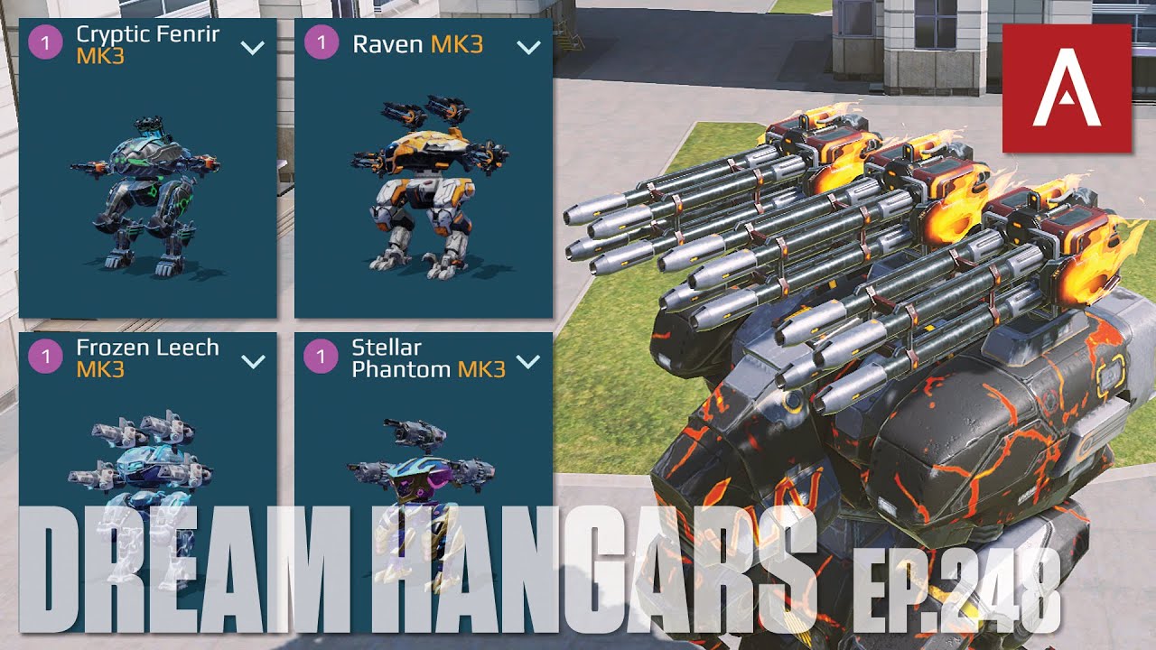 War Robots - Transforming The Fury Into A Meta Sniper! Dream Hangars Episode 248