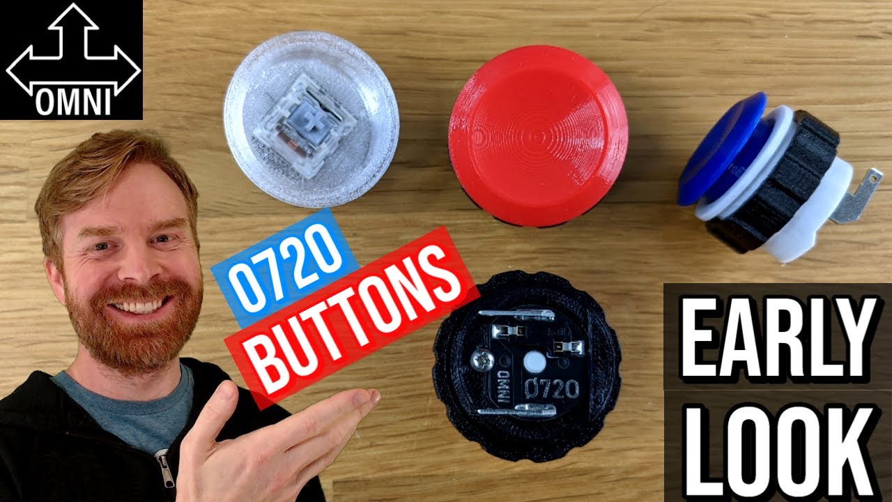 OMNI Arcade O720 Arcade Stick / Fightstick Buttons: First look