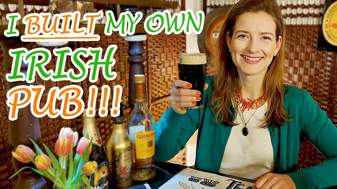 How to BUILD an IRISH PUB bar counter for Saint Patrick's Day / Ireland / DIY | Miss Anglophilia