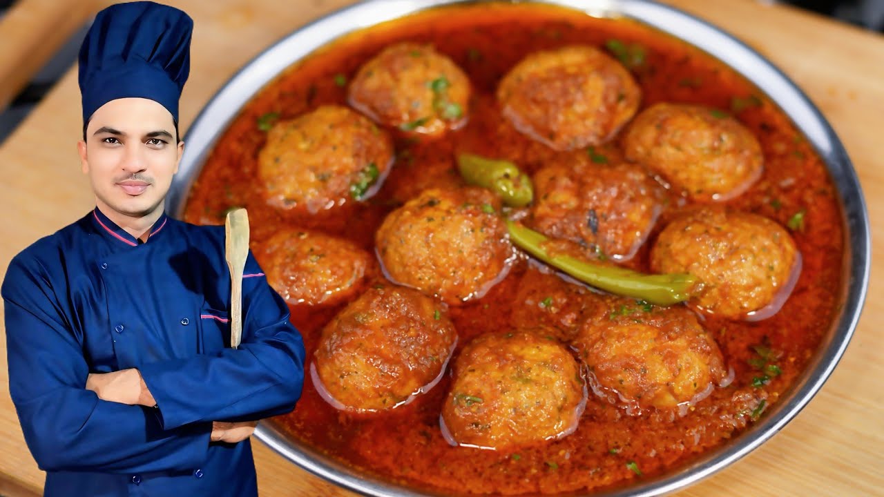 Shahi Chicken Kofta Recipe|Kofta Curry Recipe|Meatballs Recipe|Chef M Afzal|