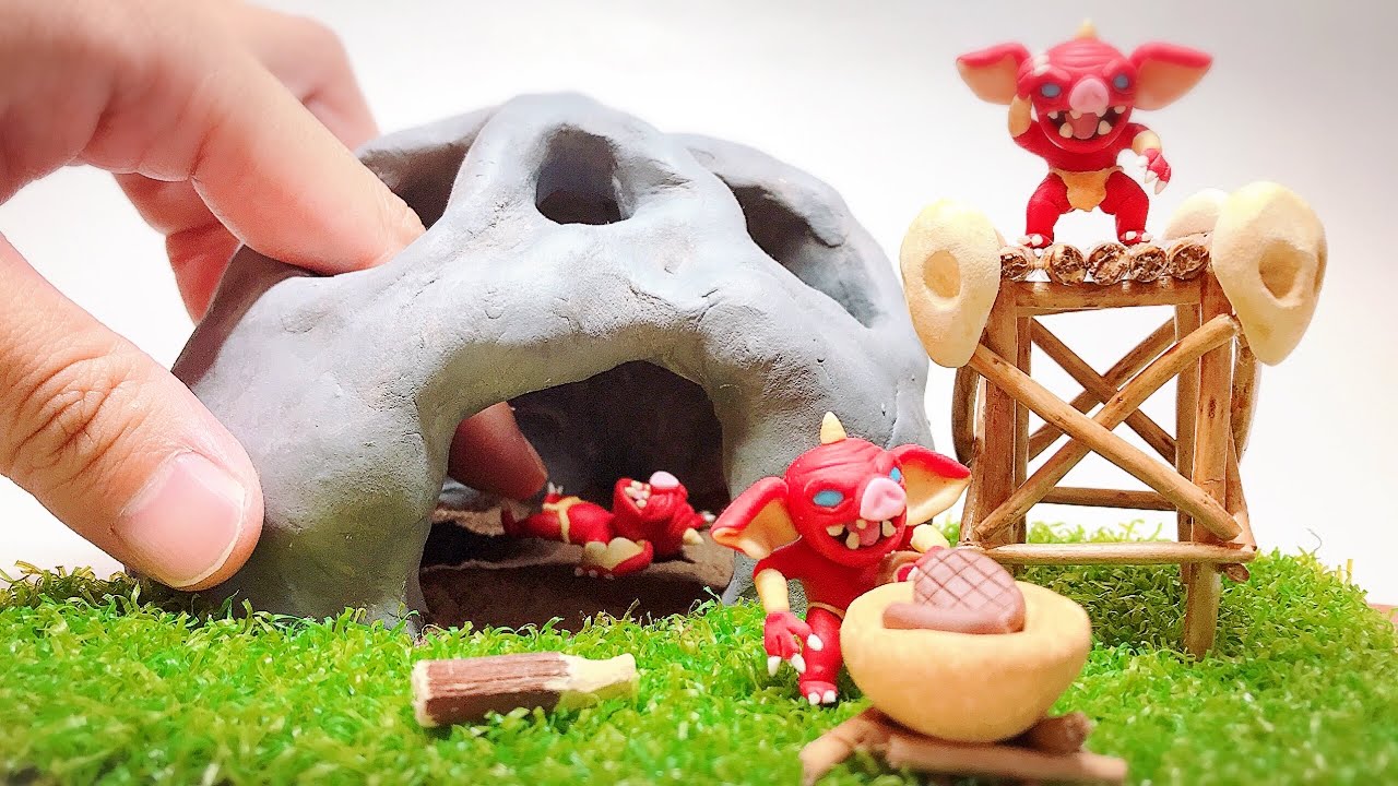 【100均工作】ボコブリンのドールハウス作ってみた【ゼルダの伝説ブレスオブザワイルド】〜How to make a dollhouse for The Legend of Zelda〜
