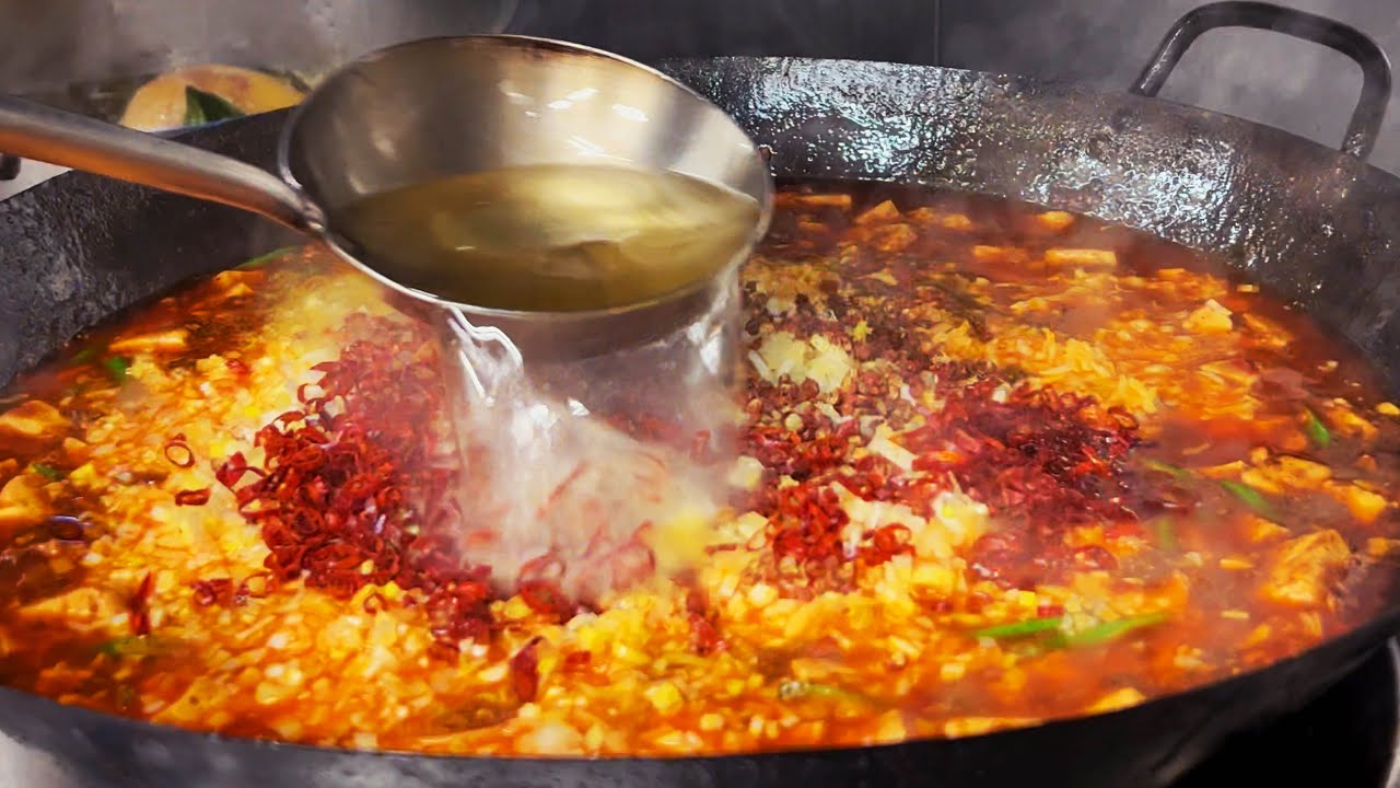 油麻婆豆腐（あぶらマーボドウフ）mapo tofu with oil
