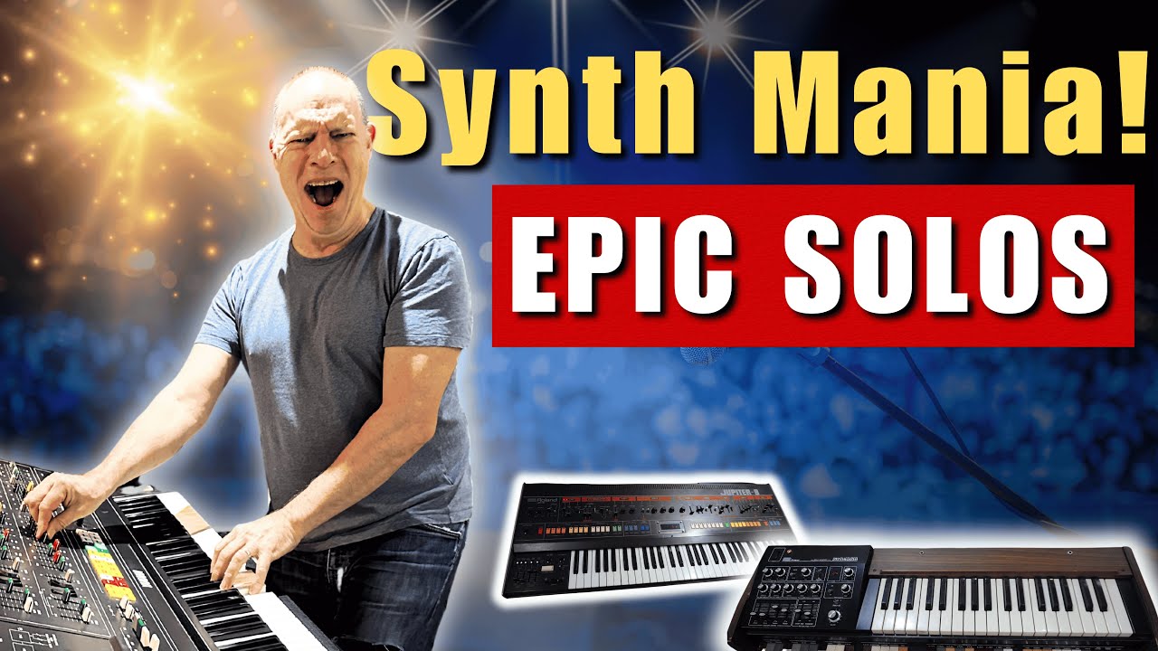 10 Epic Synth Solos – Rare Analog Keyboards with Live Band
