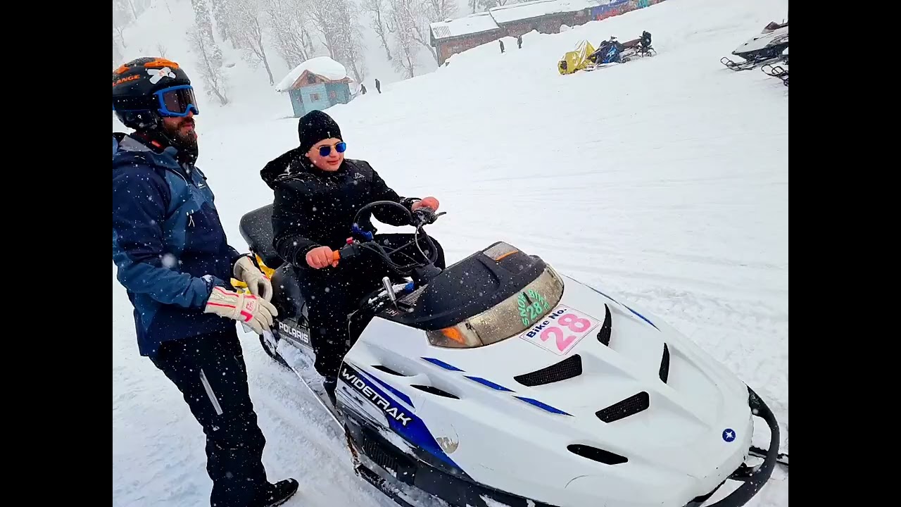 #kashmir #Gulmarg #Gandola #Snow Scooter Ride