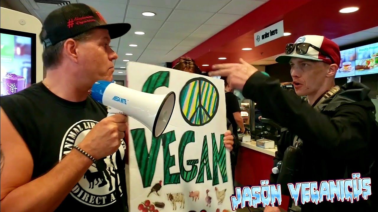 Vegan Gets Into Fight Inside McDonald's!