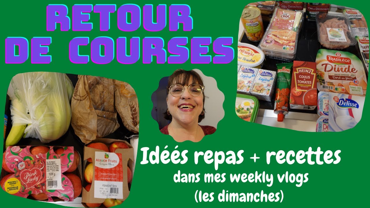 RETOUR DE COURSES 2021+ IDEES REPAS / on va &agrave; LIDL et LECLERC DRIVE - D&eacute;c 2021 / caramella passions