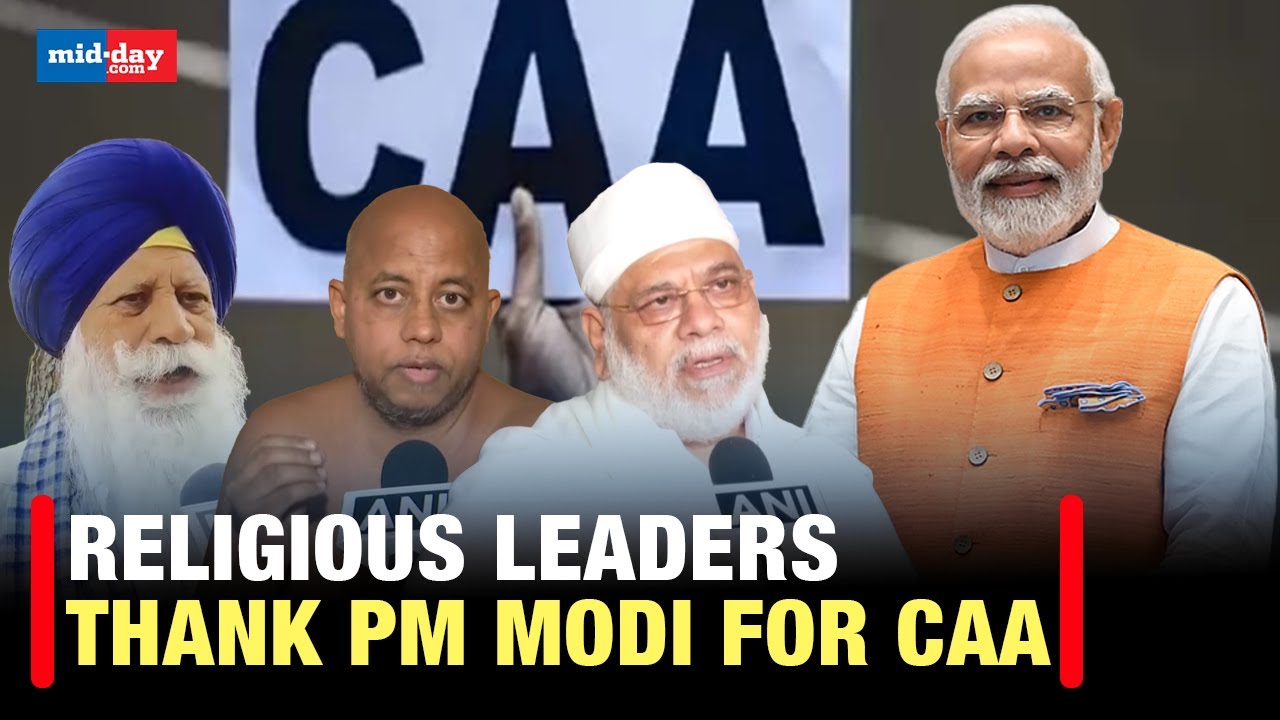 Citizenship Amendment Act: Religious Leaders Thank PM Modi For Implementation Of CAA