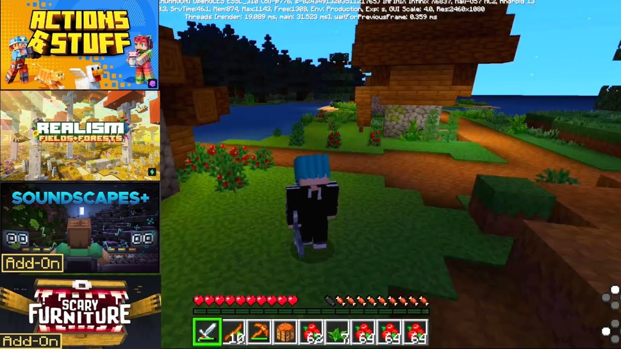 melhores add-ons texturas da marketplace no Minecraft.