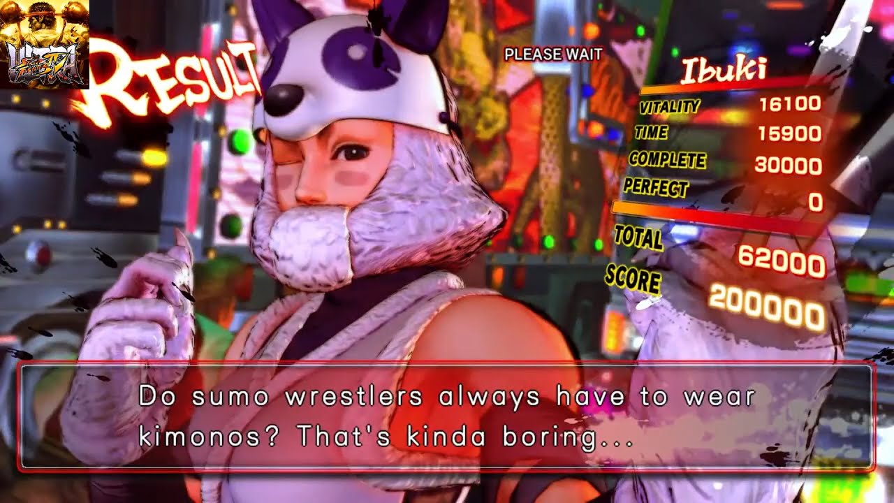 ULTRA STREET FIGHTER IV Ibuki Arcade Mode III