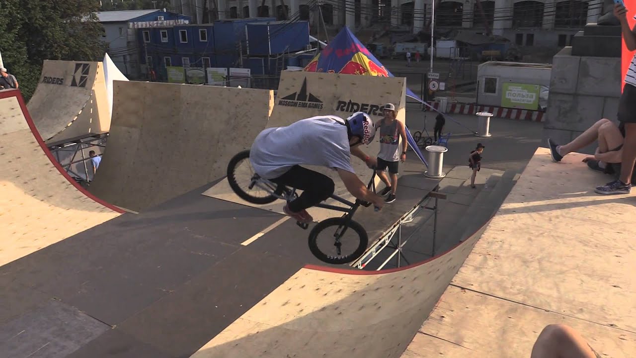 Костя Андреев, Moscow BMX Games - финал бмх парк 1п.
