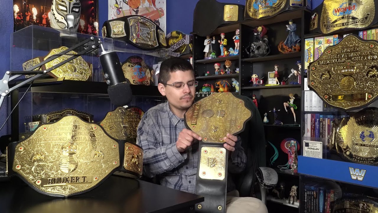 Figs Inc vs WWE Shop - WCW Big Gold World Heavyweight Championship Replicas