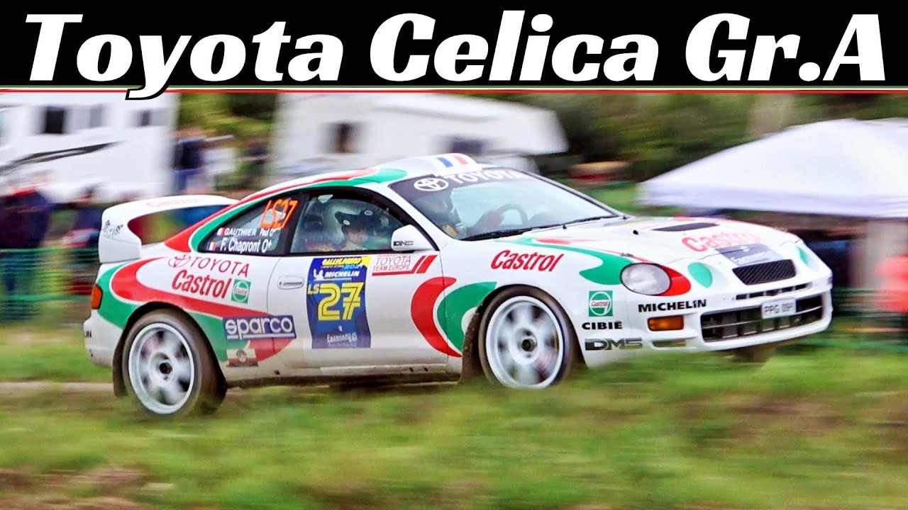 Toyota Celica GT-Four ST205 Group A rally car - Castrol Livery Tribute - Turbo Anti-Lag Sound!