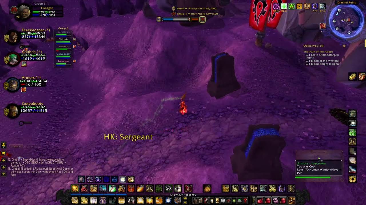 Warmane: Onyxia - Enjoying High Experience Rates! - Paladin