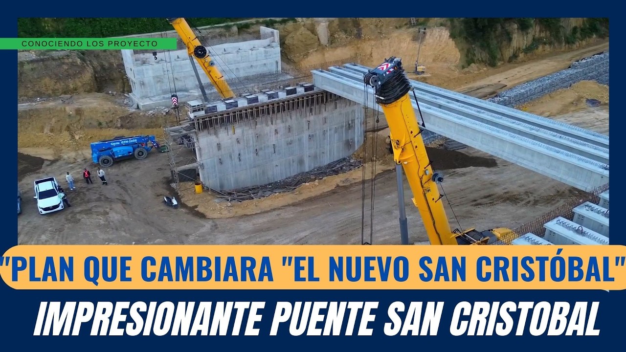 EL MEGA PUENTE QUE CAMBIARÁ SAN CRISTÓBAL PARA SIEMPRE🏗️ RÍO NIGUA 🚧 IMPRESIONANTE PROYECTO EGEHID