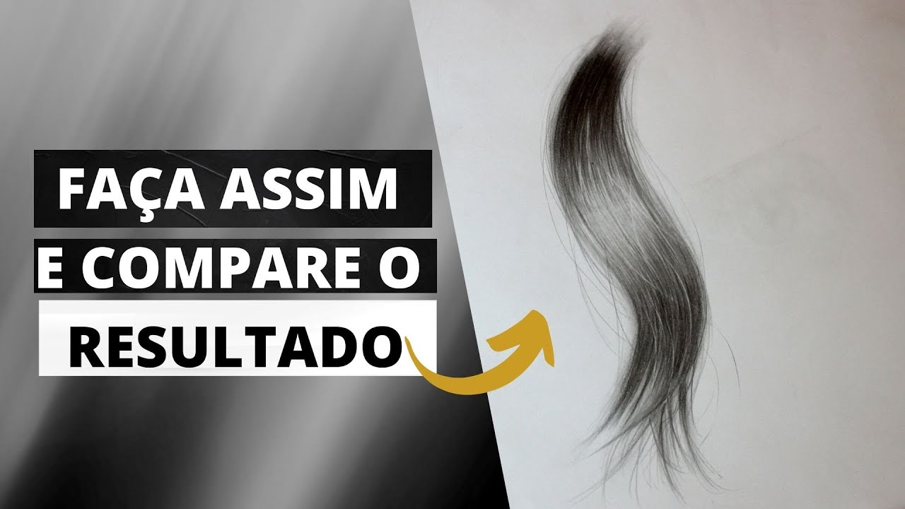 Como desenhar cabelo | Tutorial passo a passo