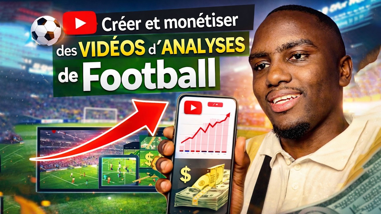 Créer et monétiser des vidéos d'analyses de Football 