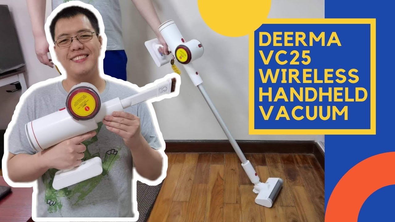 Deerma (Xiaomi) VC25 Wireless Handheld Vacuum Cleaner - Unboxing, Testing and Overview
