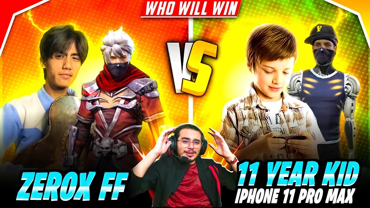 Zerox FF Vs 11 Year Kid Using Auto Aim?🤖 To Join Nonstop Gaming Guild 🎯|  GarenaFreeFire