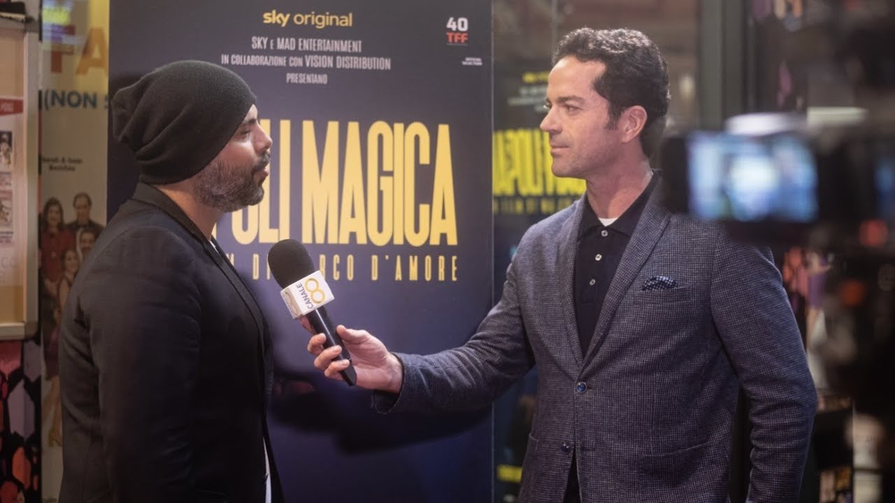 Marco D'Amore intervistato in diretta da Claudio Dominech