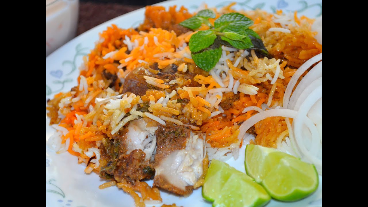 Hyderabadi Chicken Dum Biryani recipe