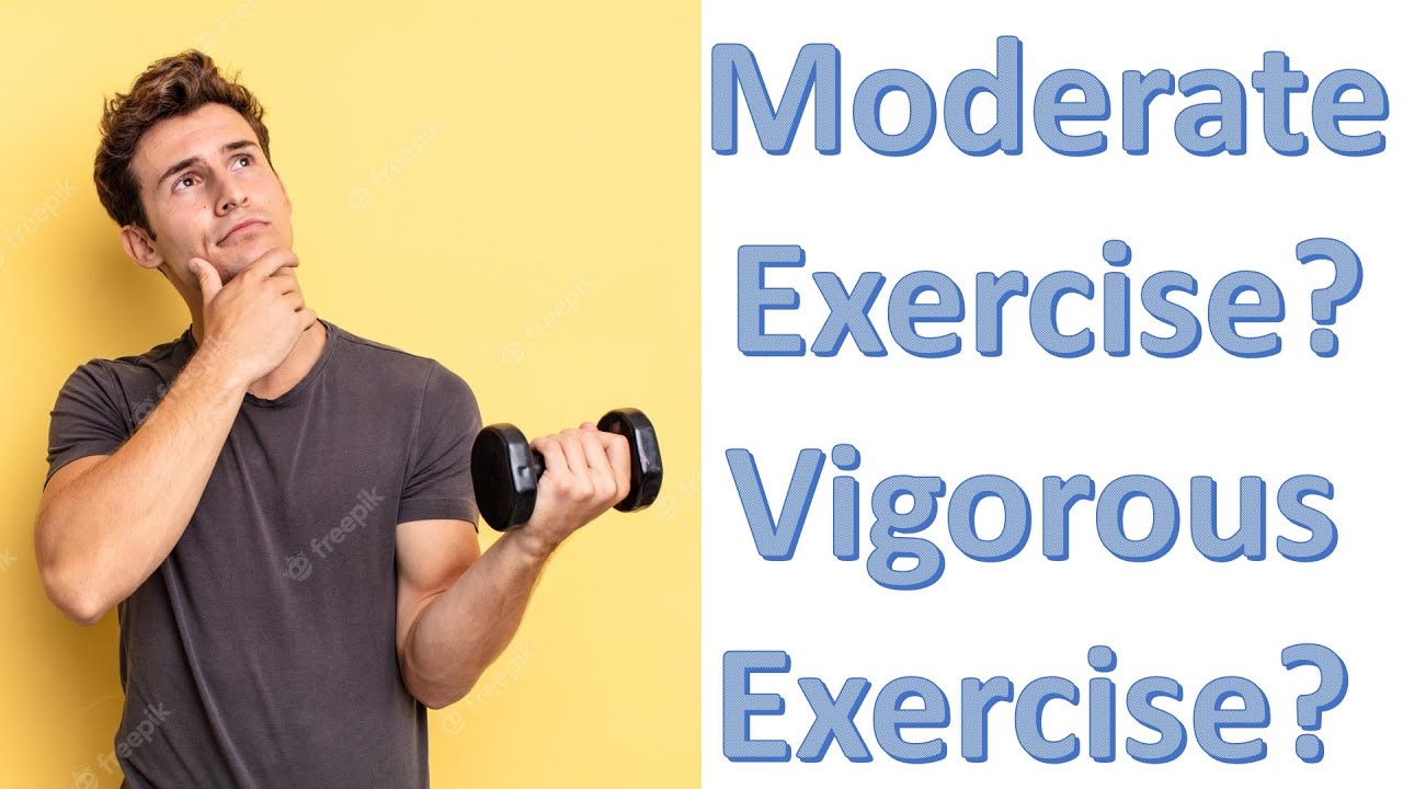What is Moderate Exercise? What is Vigorous Exercise? Let's Use the 