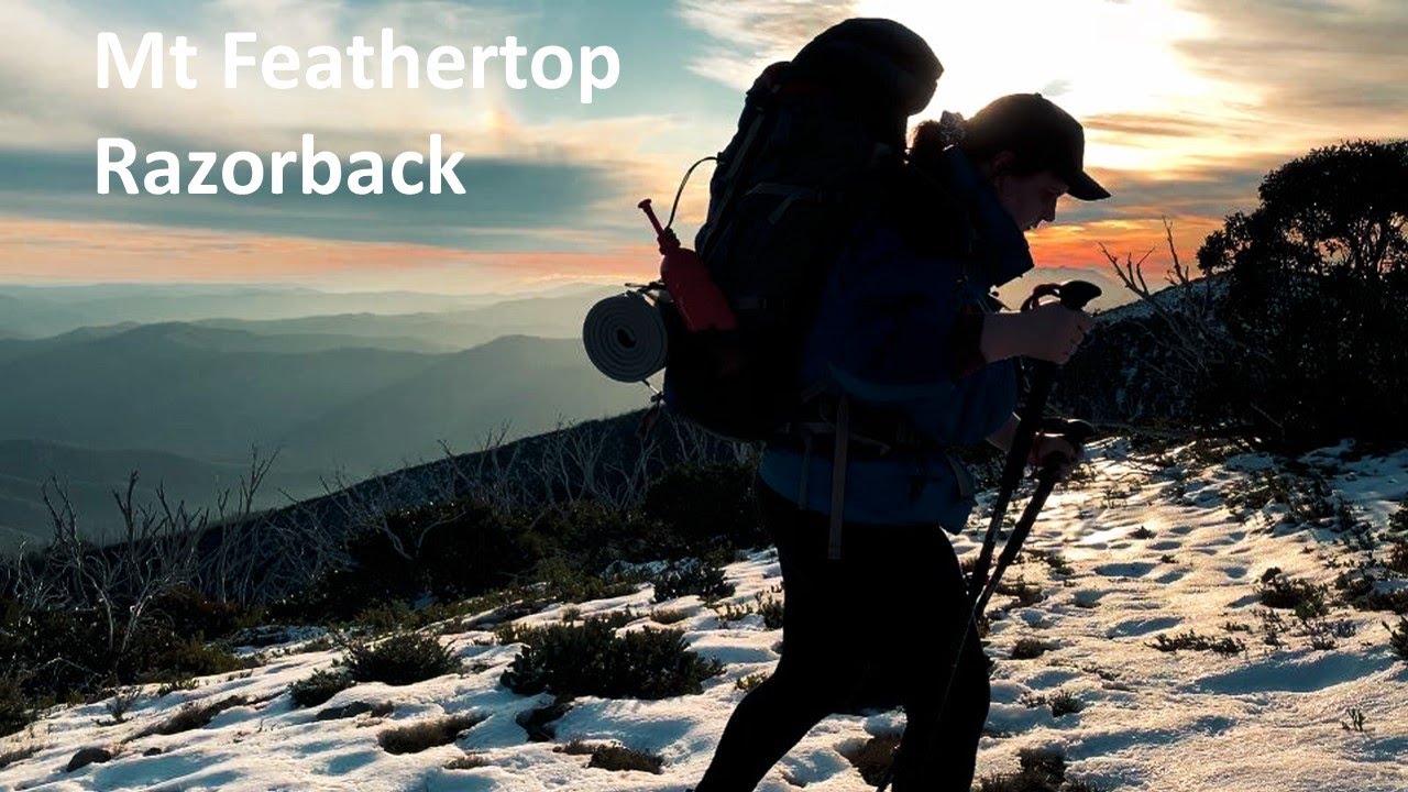 Mount Feathertop Razor Back Winter start
